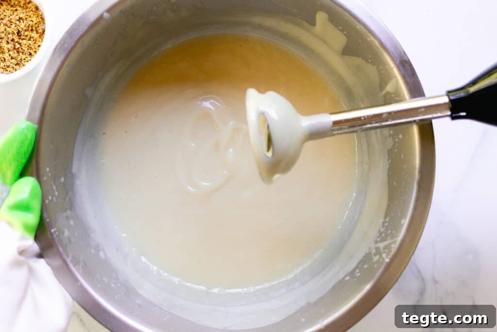 Make Herbal Soap Using Dried Herbs: Step-by-Step Guide 6 Checking the trace of the soap.