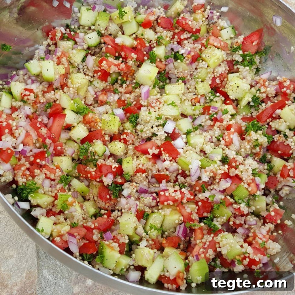 Quinoa Tabouli for Meal Prep