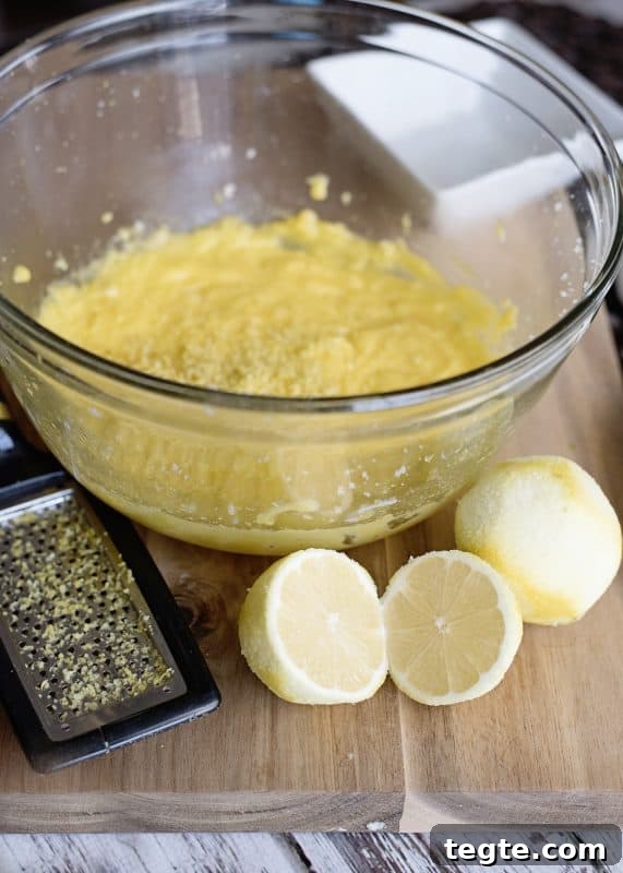 Lemon Chess Pie Recipe: Classic Southern Family Favorite 4 Add lemon zest and juice to mixing bowl and mix.