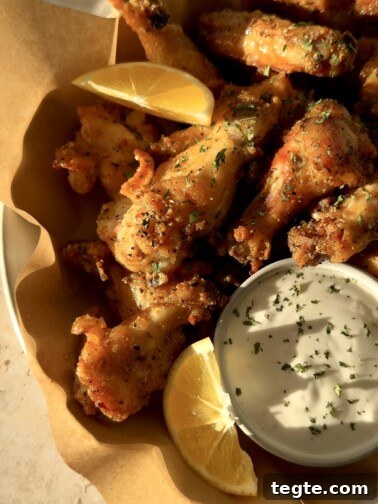 Crispy Oven-Baked Lemon Pepper Chicken Wings 2 Oven-Baked Lemon Pepper Wings