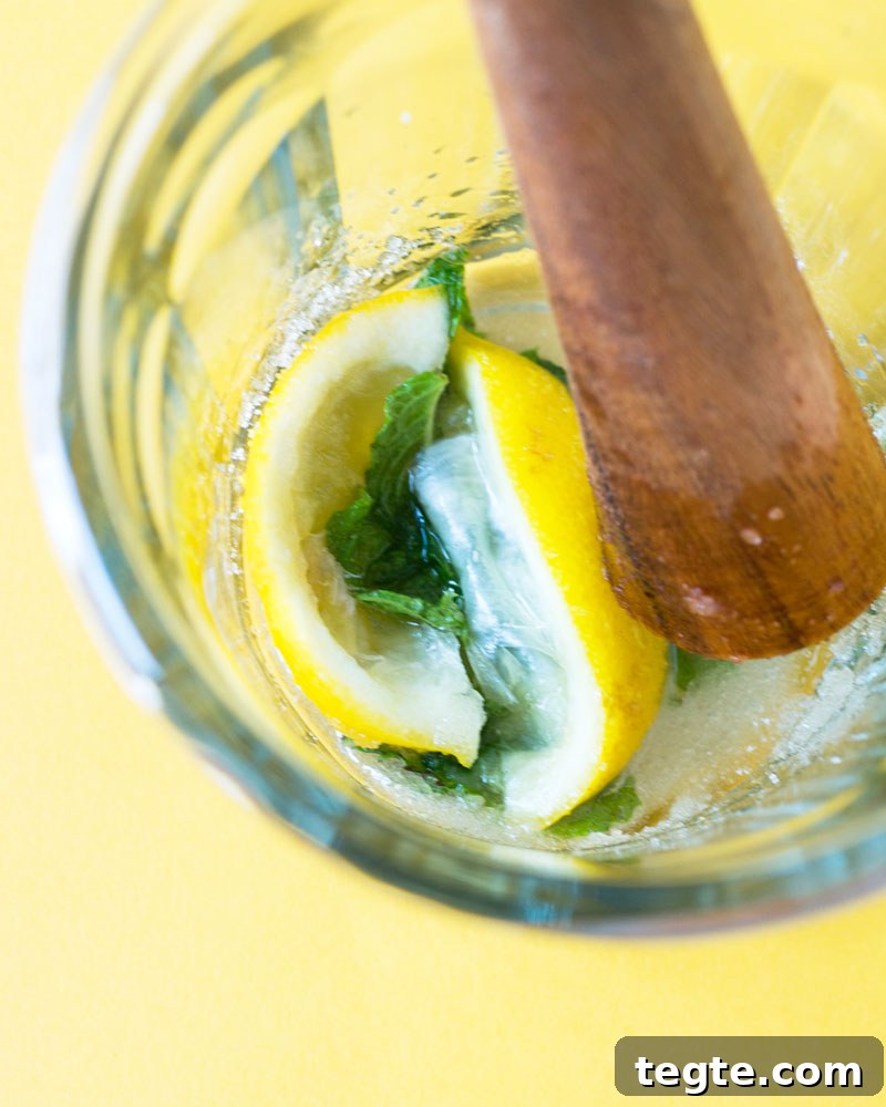 Refreshing Mint Lemonade Iced Tea Recipe for Summer Sips 4 Muddled Mint Lemonade Iced Tea recipe