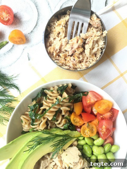 Tuscan Tuna Bowl via LizsHealthyTable.com Tuscan Tuna Bowl via LizsHealthyTable.com