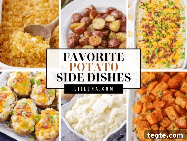 Classic Creamy Potato Salad Recipe for Picnics and BBQs 13 A collection of 35+ potato side dishes.