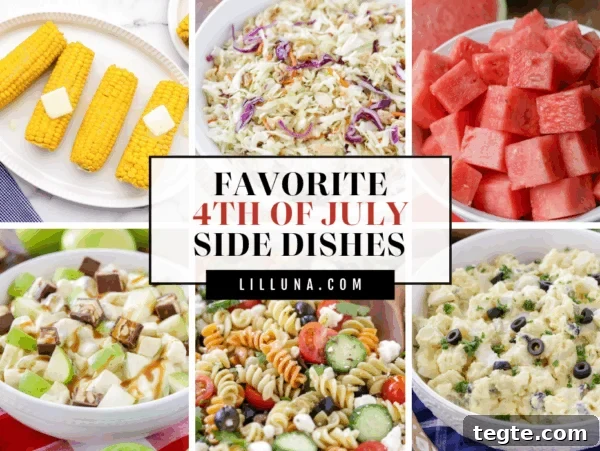 Classic Creamy Potato Salad Recipe for Picnics and BBQs 16 A collection of 40+ 4th of July side dish recipes.