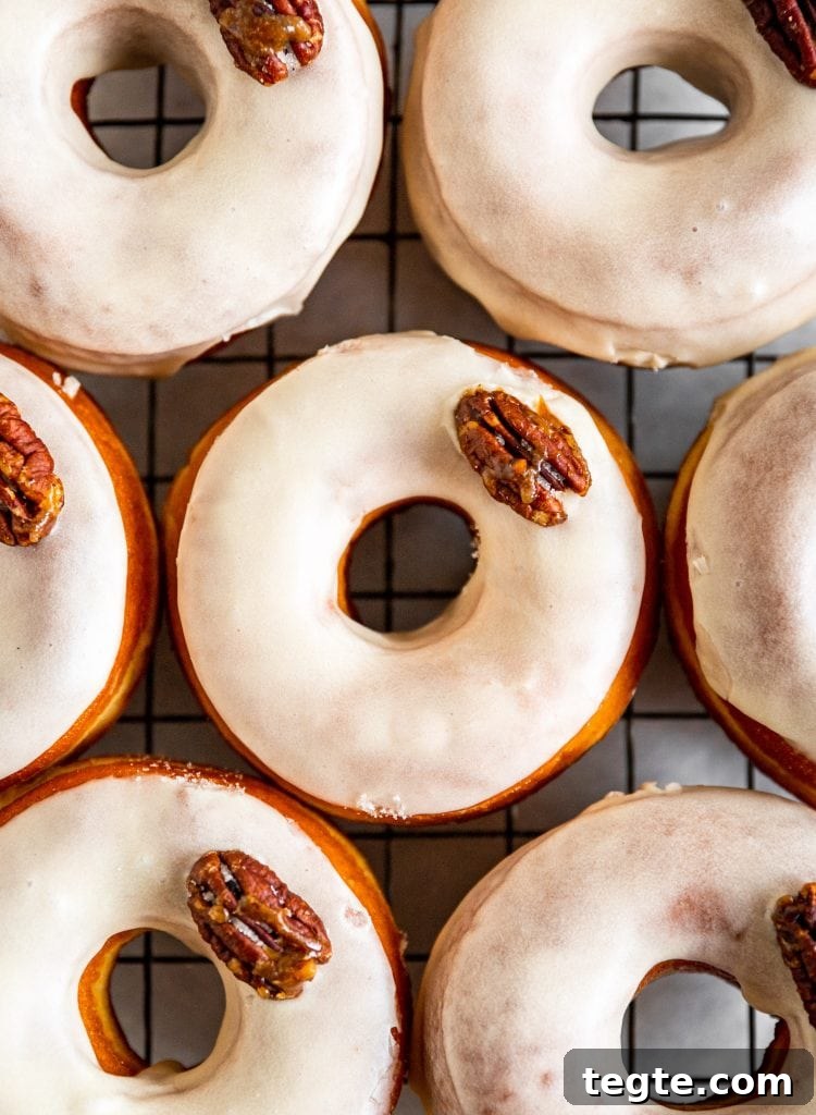Thanksgiving Donuts: Festive Recipes & Topping Ideas for Fall 6 Maple Pecan Doughnuts