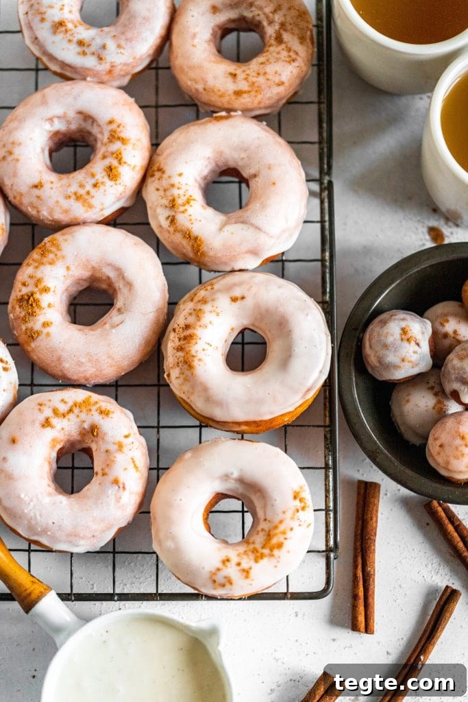 Thanksgiving Donuts: Festive Recipes & Topping Ideas for Fall 7 Apple Cider Glazed Doughnuts