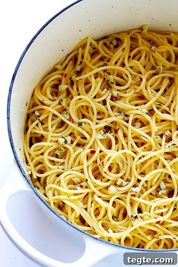 Spaghetti for Garlic Lovers: Flavor-Packed Aglio e Olio Recipe 4 This Garlic Lovers' Spaghetti is quick and easy to make, packed with ultra-garlicky buttery Italian flavors.
