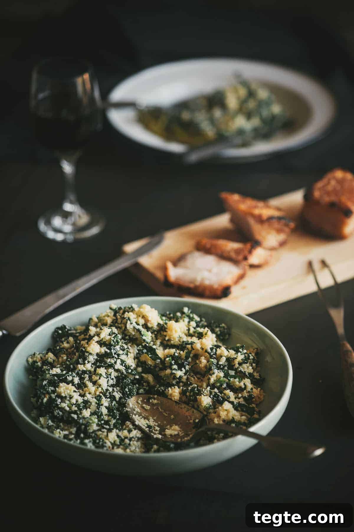 Crispy Pork Belly with Lemon-Herb Cauliflower Couscous 3 cauliflower cous cous recipe