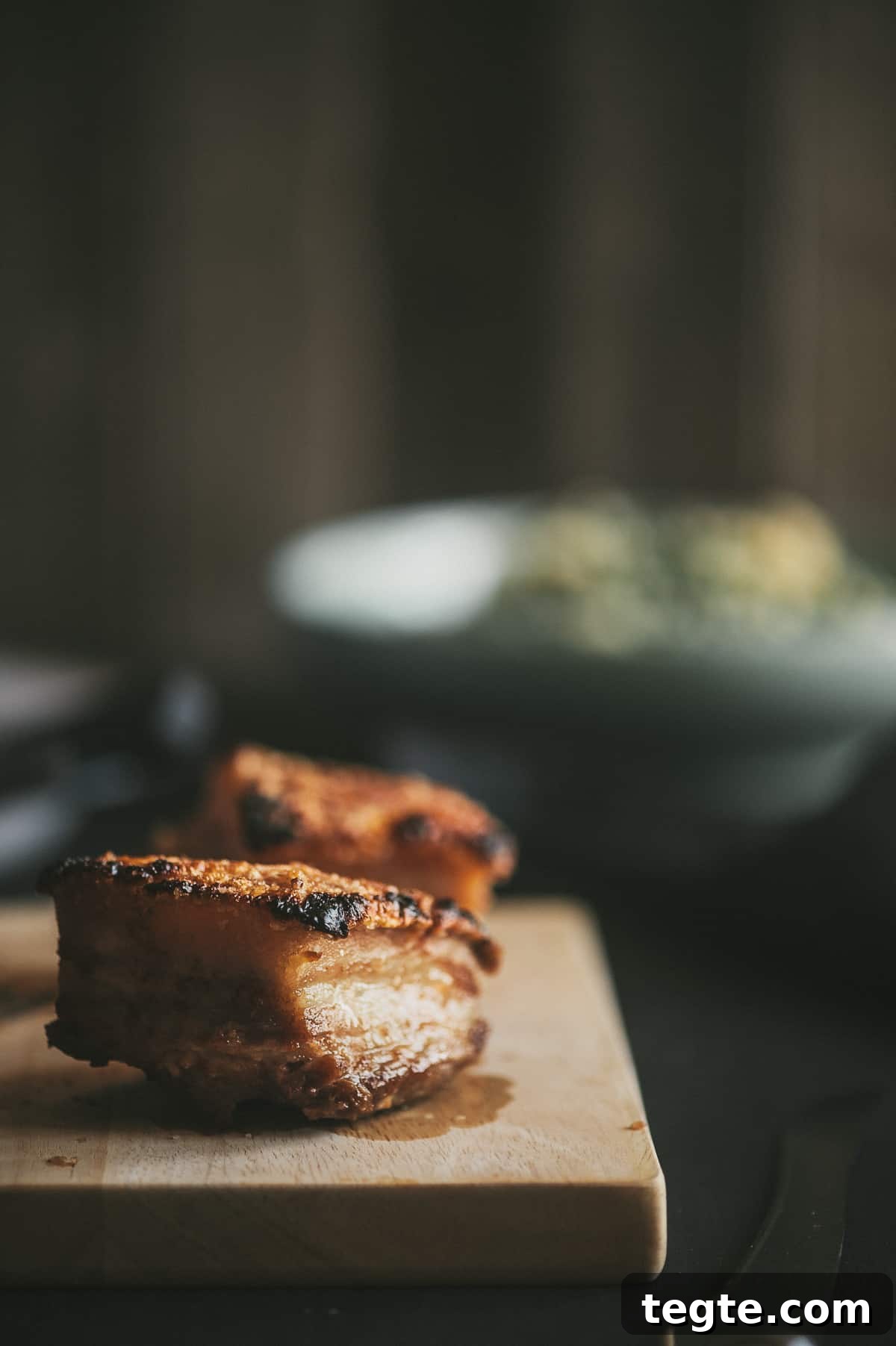 Crispy Pork Belly with Lemon-Herb Cauliflower Couscous 6 crispy pork belly recipe