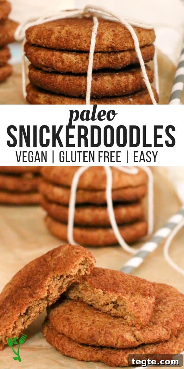Paleo Snickerdoodle Recipe (Gluten-Free Video Tutorial) 7 Paleo Snickerdoodles - these gluten free cookies have 6 simple ingredients. Crispy on the outside and chewy on the inside. #paleo #cookies