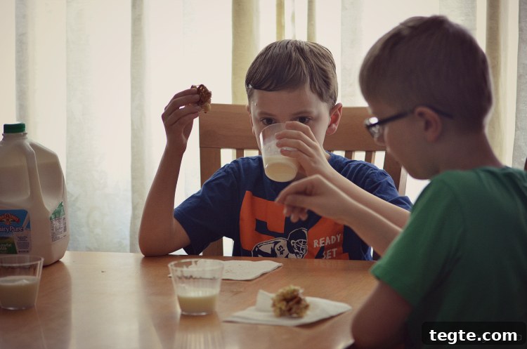 Marshmallow Popcorn Recipe with DIY Spring Treat Bags 8 Drinking Milk with Marshmallow Popcorn