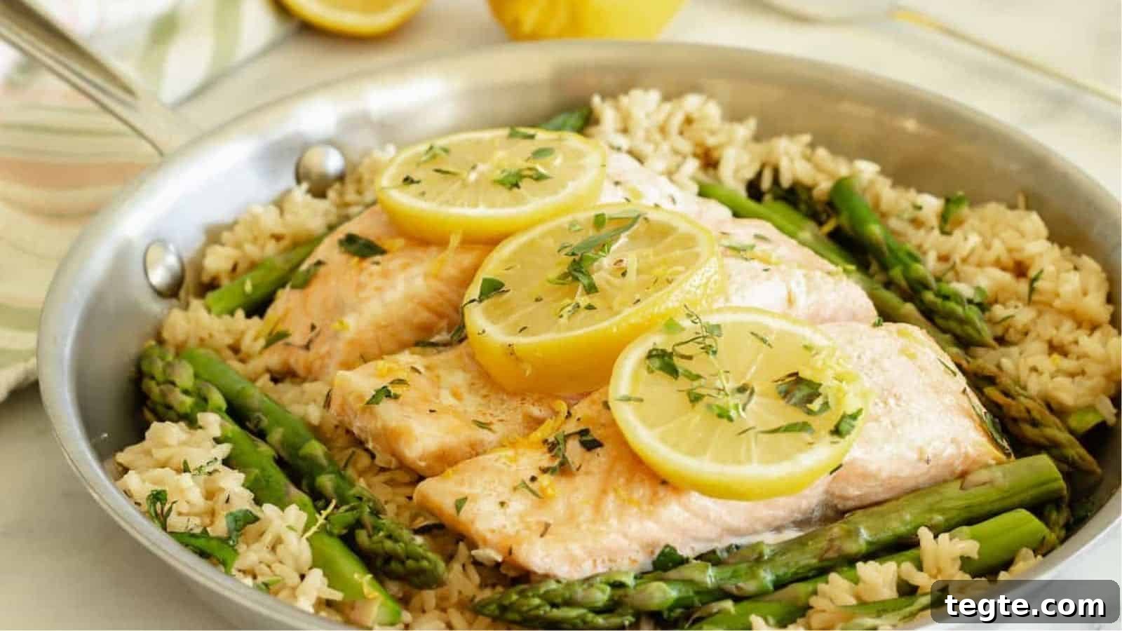 23 Quick Seafood Dinners for Any Night of the Week 13 One Pan Salmon and Rice