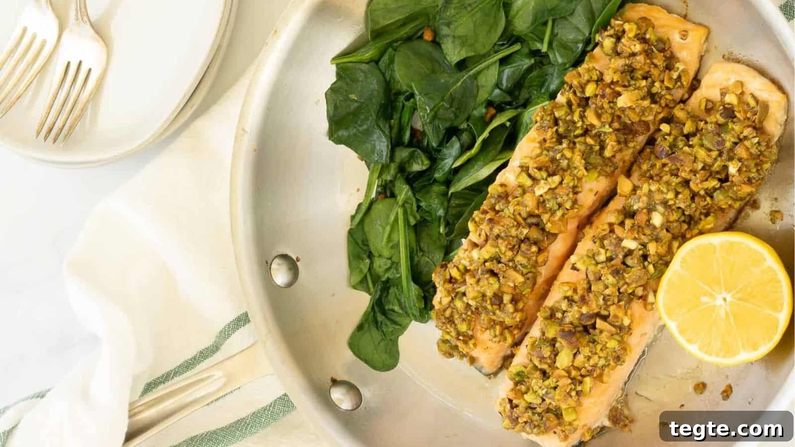 23 Quick Seafood Dinners for Any Night of the Week 14 Pistachio Crusted Salmon