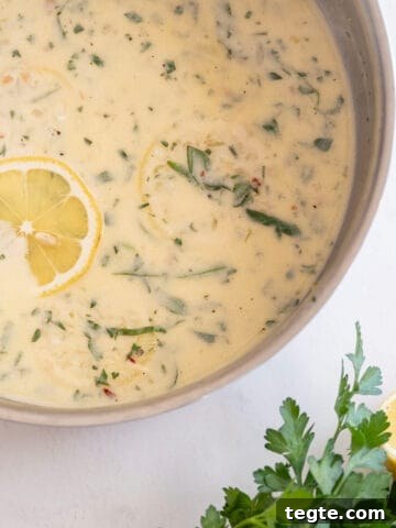 creamy lemon sauce