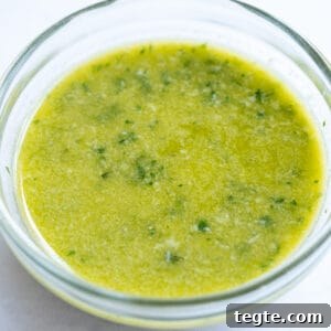 lemon basil vinaigrette