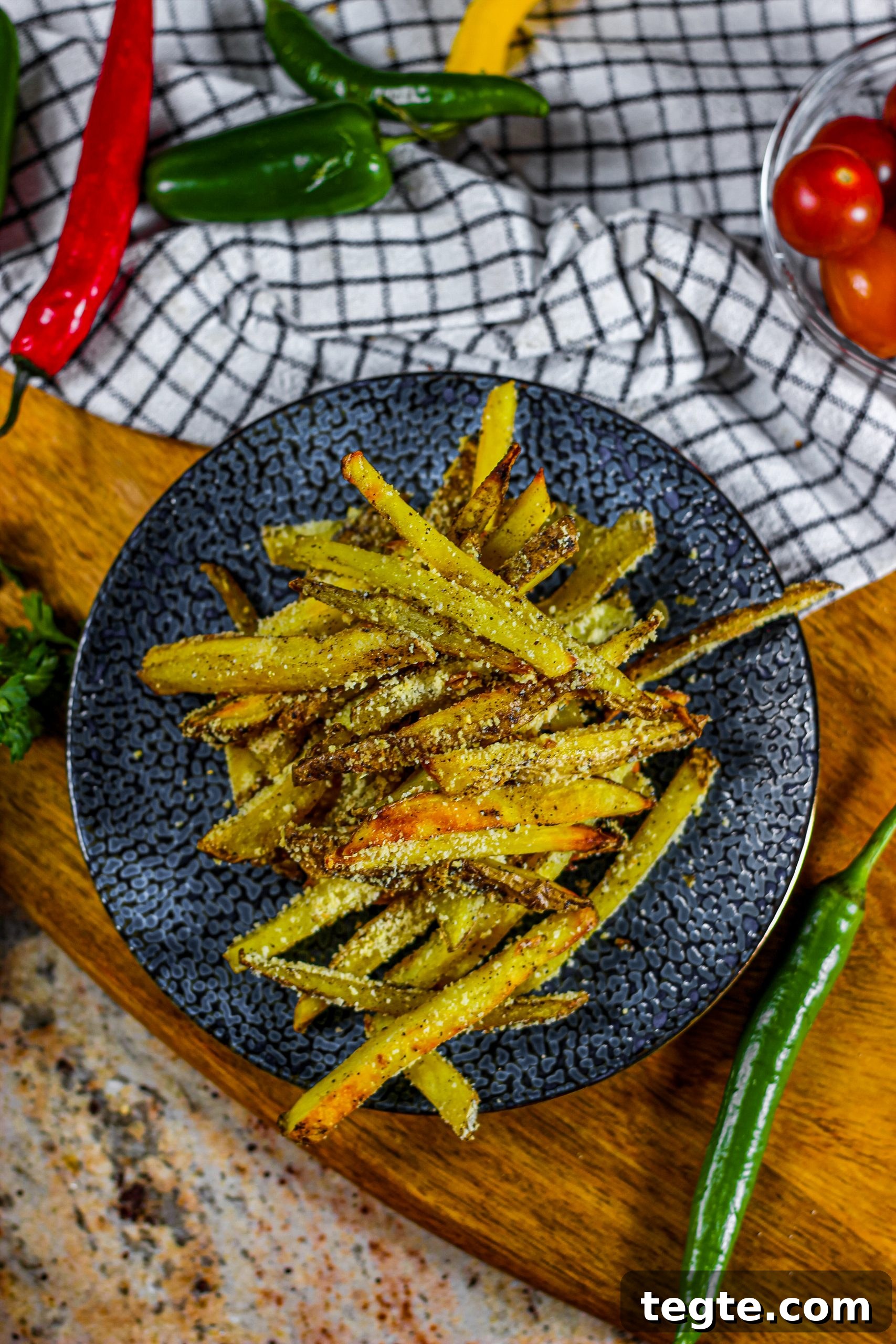 Crispy Garlic Parmesan Baked Fries 4 img 4366 3