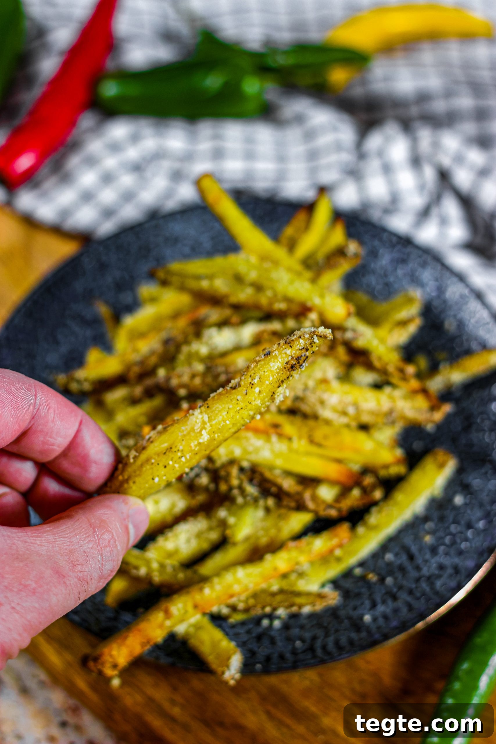 Crispy Garlic Parmesan Baked Fries 5 img 4366 4