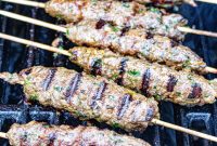 Grilled Beef Skewers with Garlic and Herb Marinade