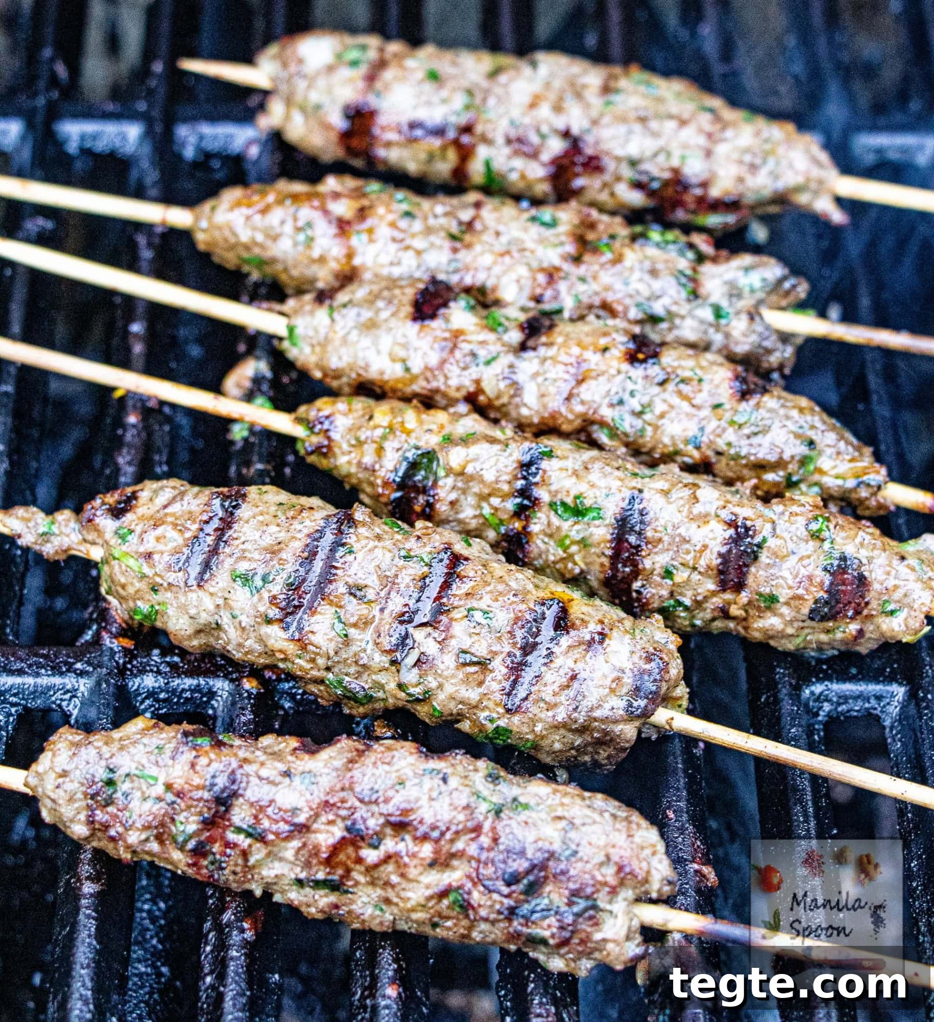 So easy to put together and always comes out so tasty and moist straight from the grill! This is my family's favorite ground beef skewers to make for summer! img 443 1