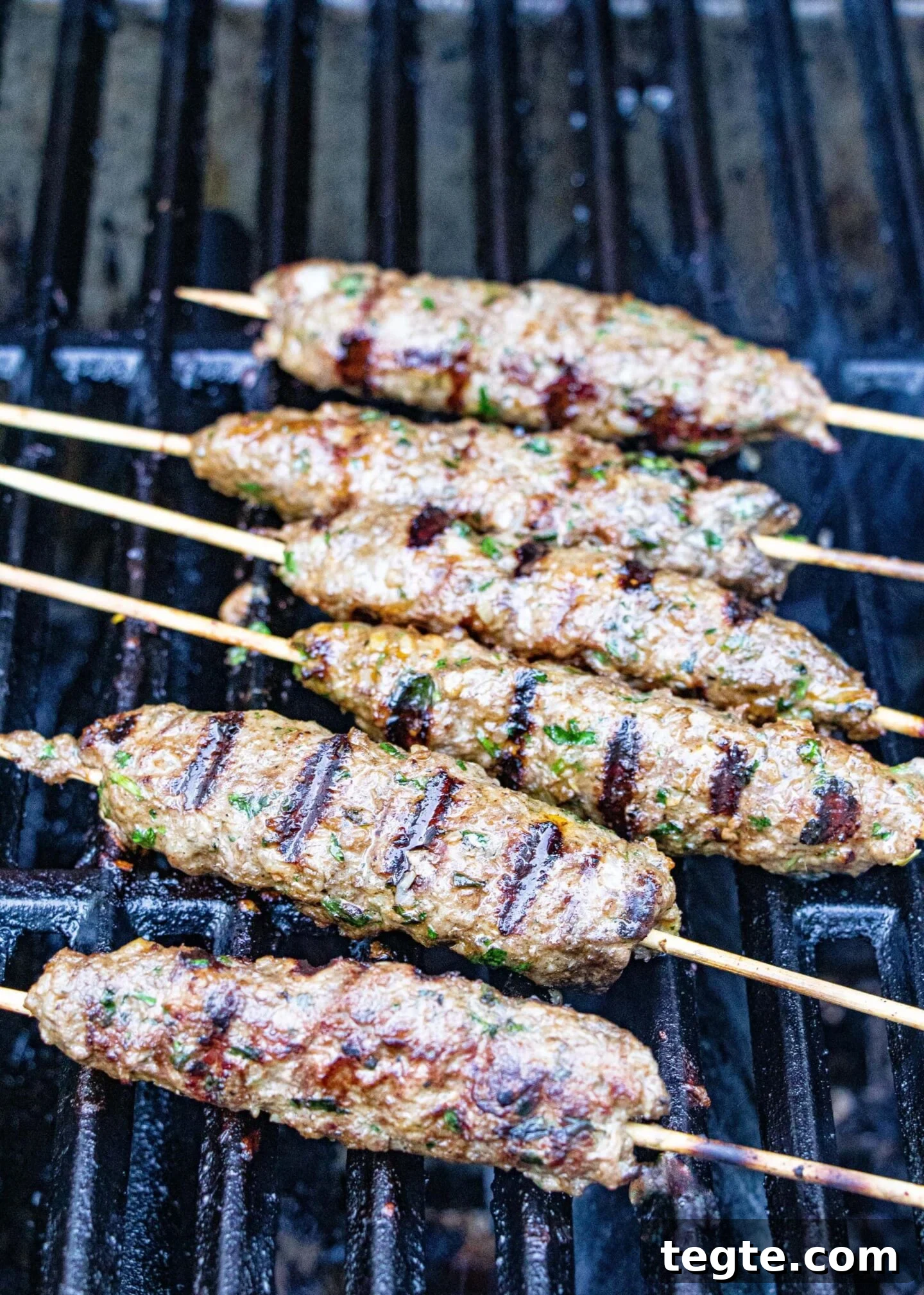 So easy to put together and always comes out so tasty and moist straight from the grill! This is my family's favorite ground beef skewers to make for summer! Perfect for Labor Day! img 443 4