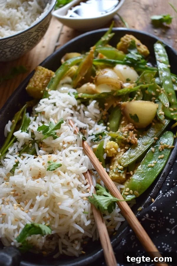 Quick Teriyaki Veg Stir-Fry with Crisp Vegetables and Garlic 2 Quick Teriyaki Stir Fry
