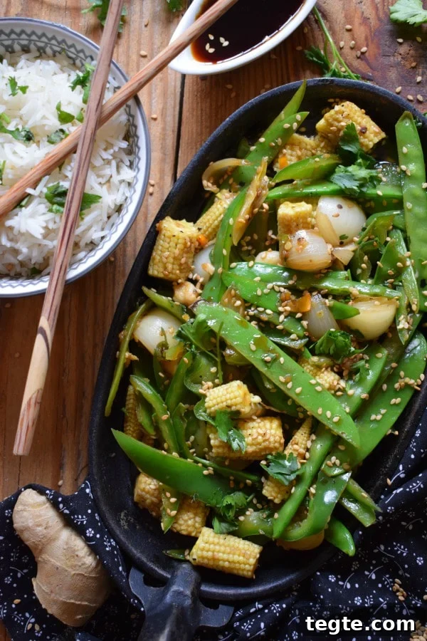 Quick Teriyaki Veg Stir-Fry with Crisp Vegetables and Garlic 3 Quick Teriyaki Vegetable Stir Fry