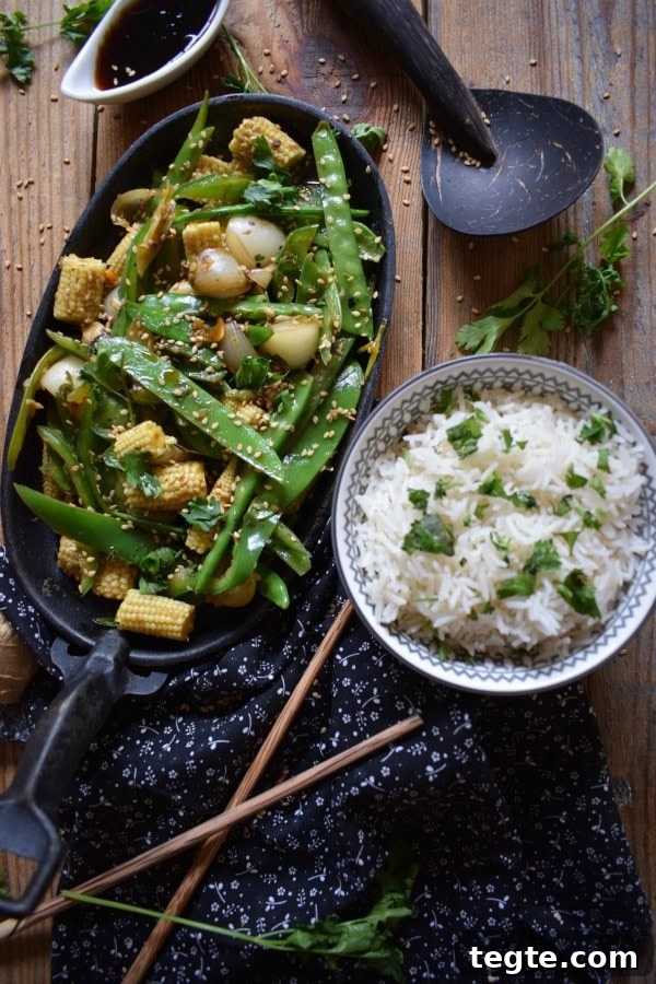 Quick Teriyaki Veg Stir-Fry with Crisp Vegetables and Garlic 4 Quick Teriyaki Vegetable Stir Fry