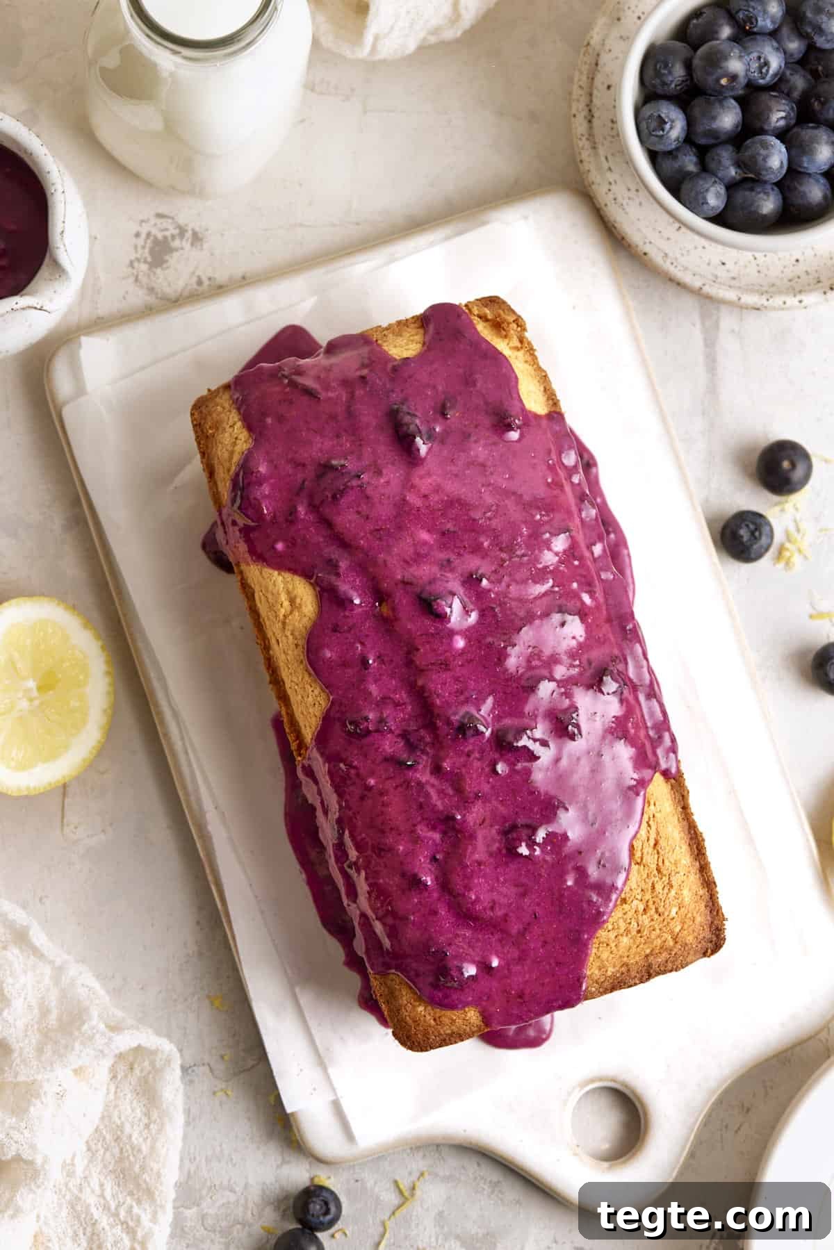 blueberry lemon loaf