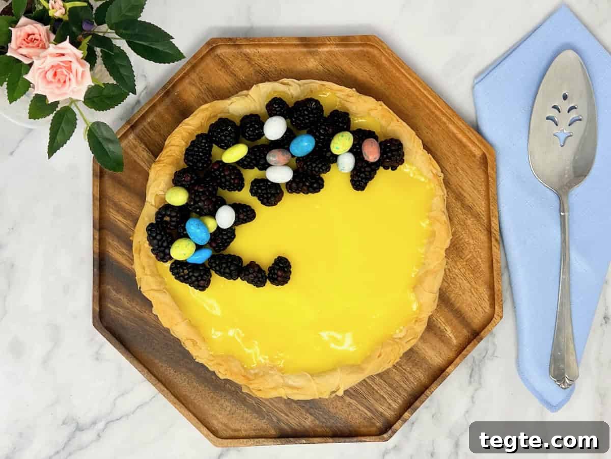 lemon blackberry tart recipe