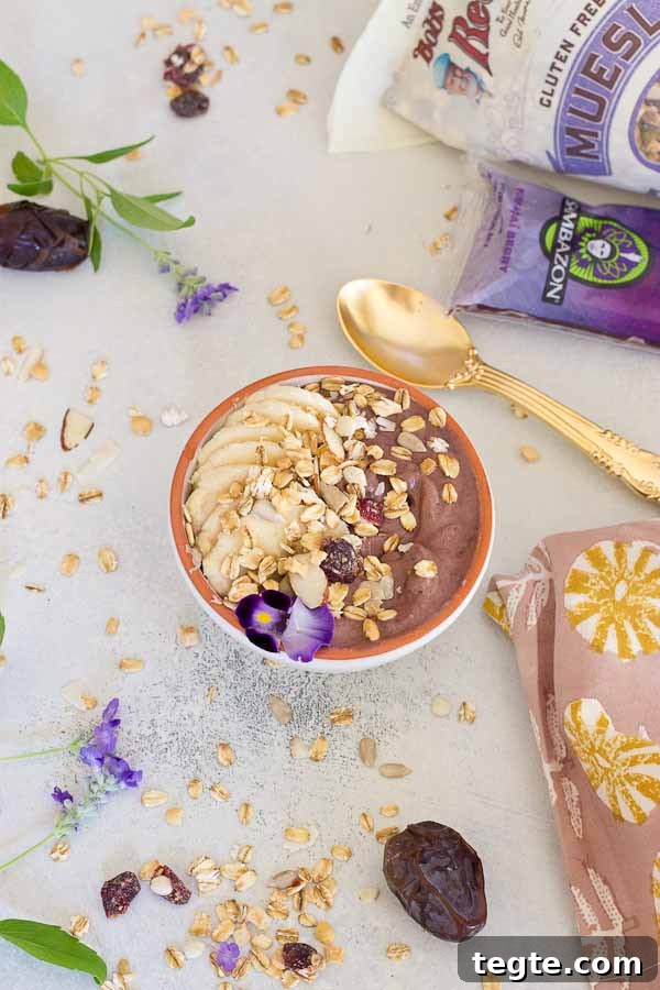 Banana and Peanut Butter Breakfast Ideas for Quick Morning Meals 4 Smoothie bowl ingredients