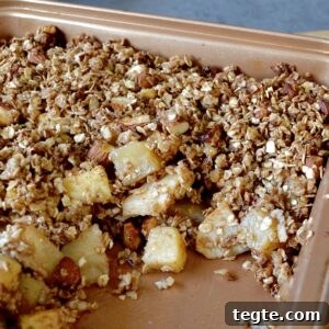 Baked apple crisp