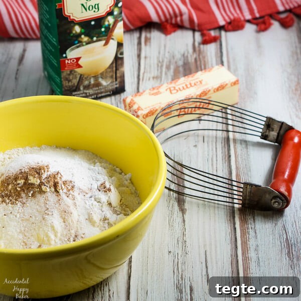 Eggnog Scones Recipe: Flaky Holiday Scones with Warm Spices 4 Eggnog Scones