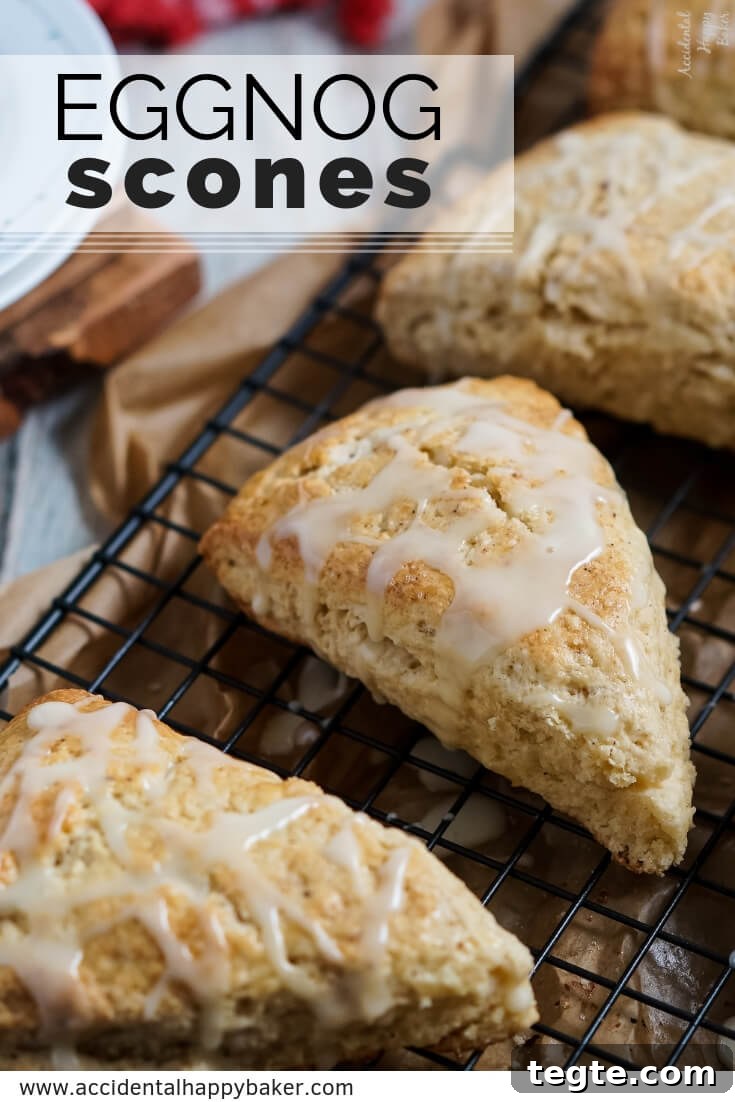 Eggnog Scones Recipe: Flaky Holiday Scones with Warm Spices 9 Eggnog Scones