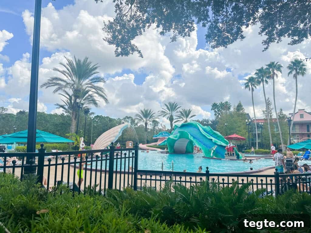 Disney’s Port Orleans Resort French Quarter: Guide, Rooms & Tips 12 The Charming Doubloon Lagoon pool at the French Quarter.