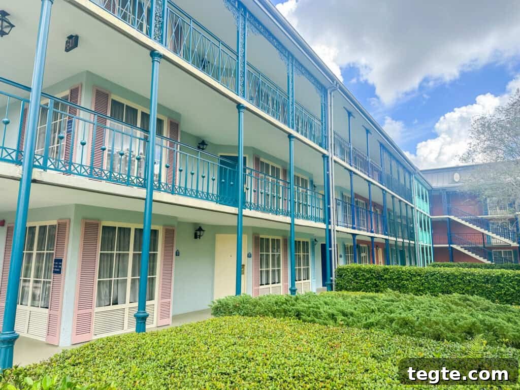 Disney’s Port Orleans Resort French Quarter: Guide, Rooms & Tips 6 More of the hotel style rooms at the Port Orleans French Quarter.