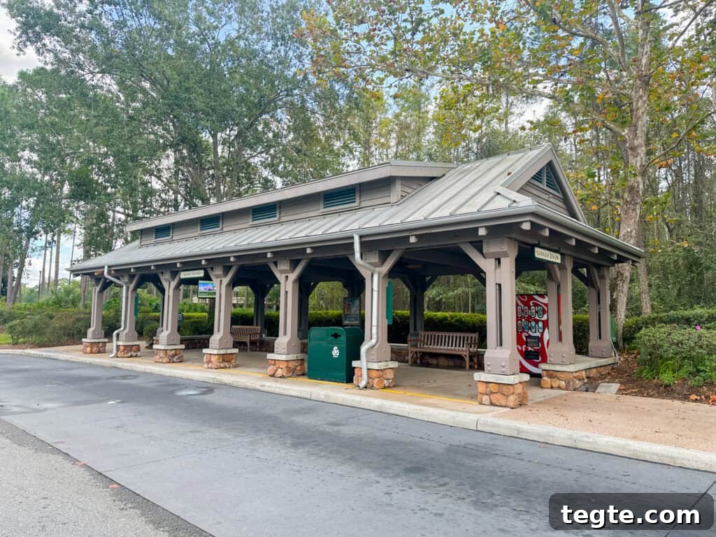 Disney’s Port Orleans Resort French Quarter: Guide, Rooms & Tips 7 Bus pick up spot at the French Quarter.