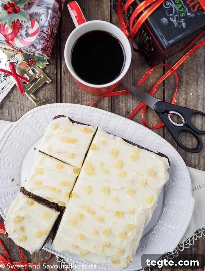 Molasses Gingerbread Cake with Cream Cheese Frosting 4 Gingerbread Cake with Cream Cheese Frosting.