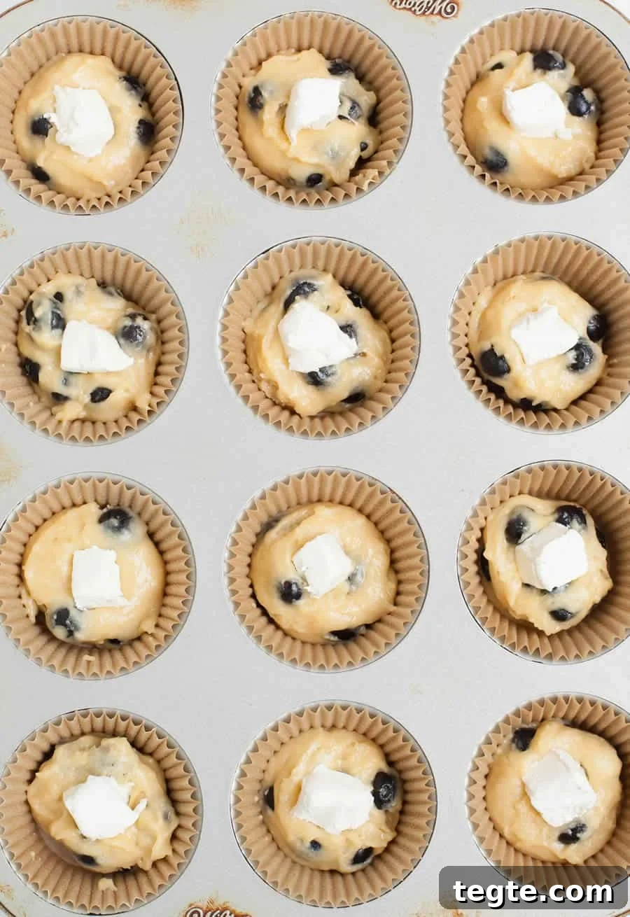 Blueberry Muffins with Cream Cheese Swirls 8 Blueberry Cream Cheese Muffins-2