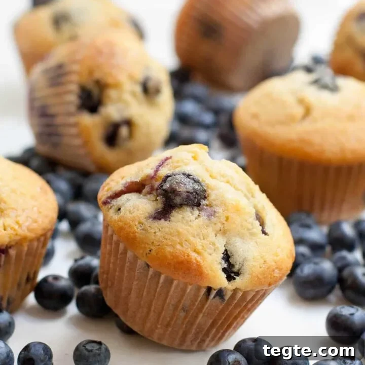 Blueberry Cream Cheese Muffins