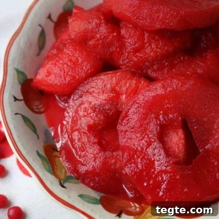 7-Day January Meal Plan: Simple Recipes for the New Year 9 Closeup of red apple rings.