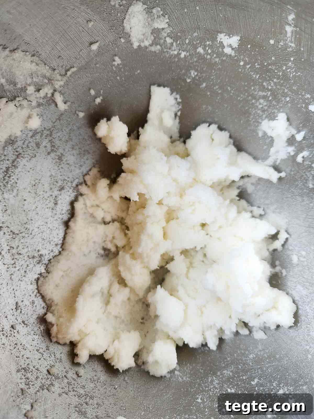 Italian Lemon Drop Cookies Recipe — Zesty Citrus Shortbread Tips 4 Batter in a mixing bowl.