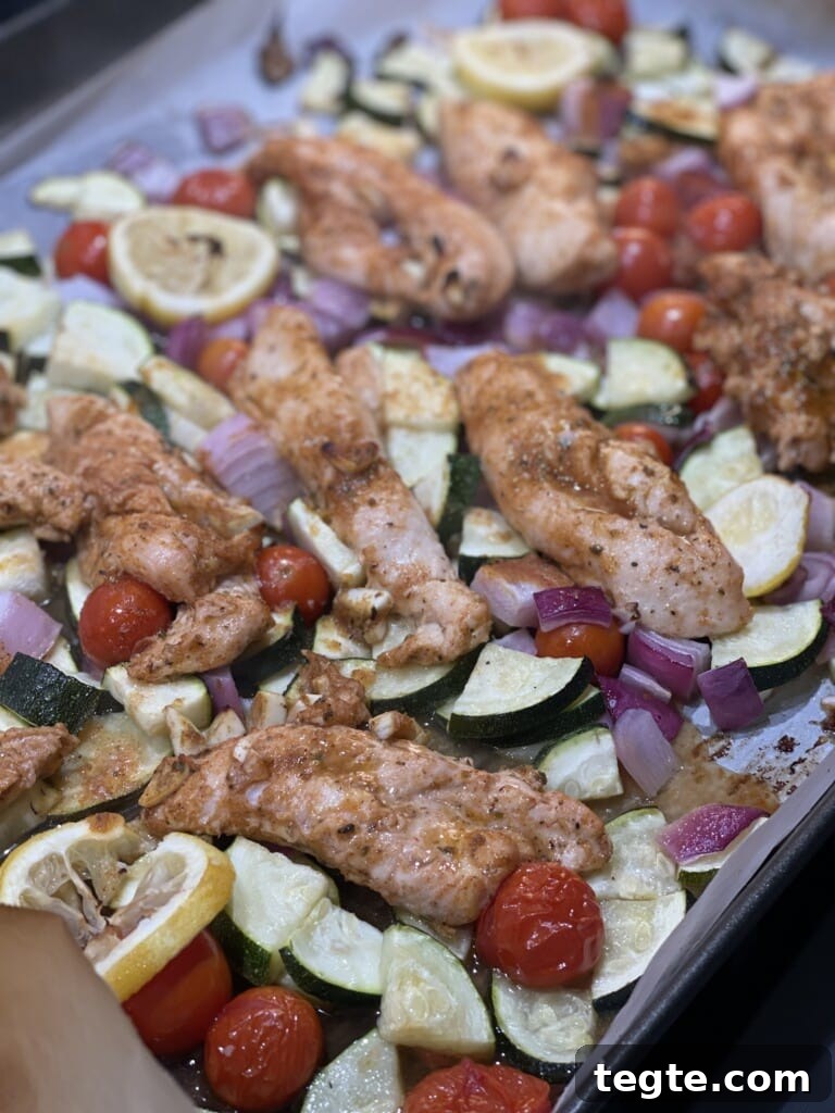 italian sheet pan chicken