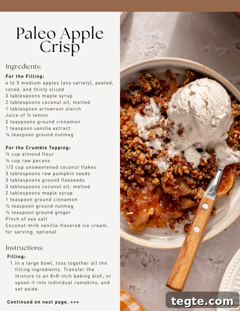 healthy thanksgiving dessert recipe apple crisp