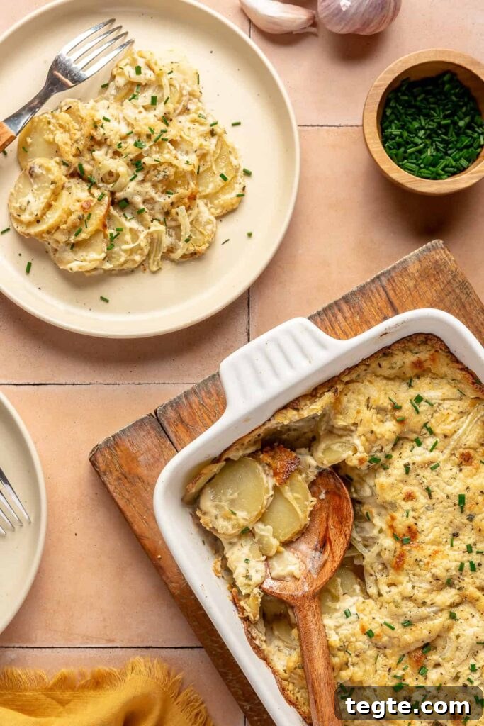 dairy-free potato gratin