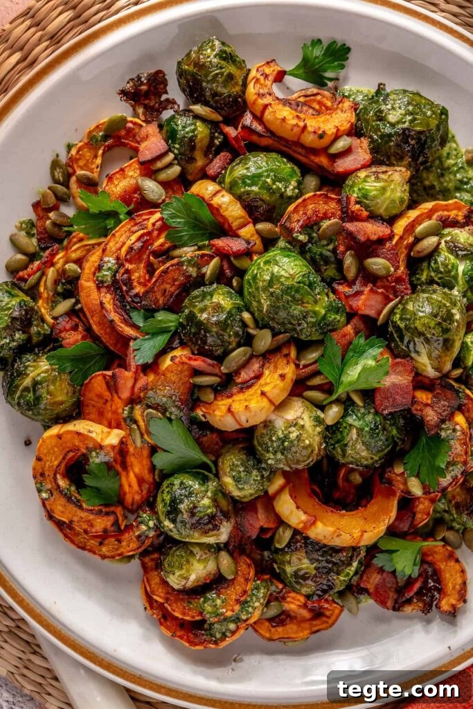 roasted thanksgiving veggies