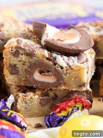 Creme egg blondies.