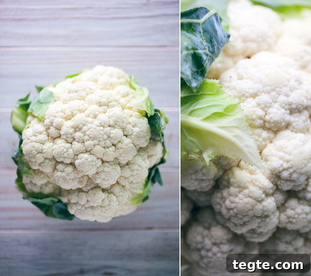 Cauliflower texture