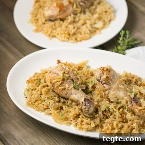 Thyme Chicken with Rice