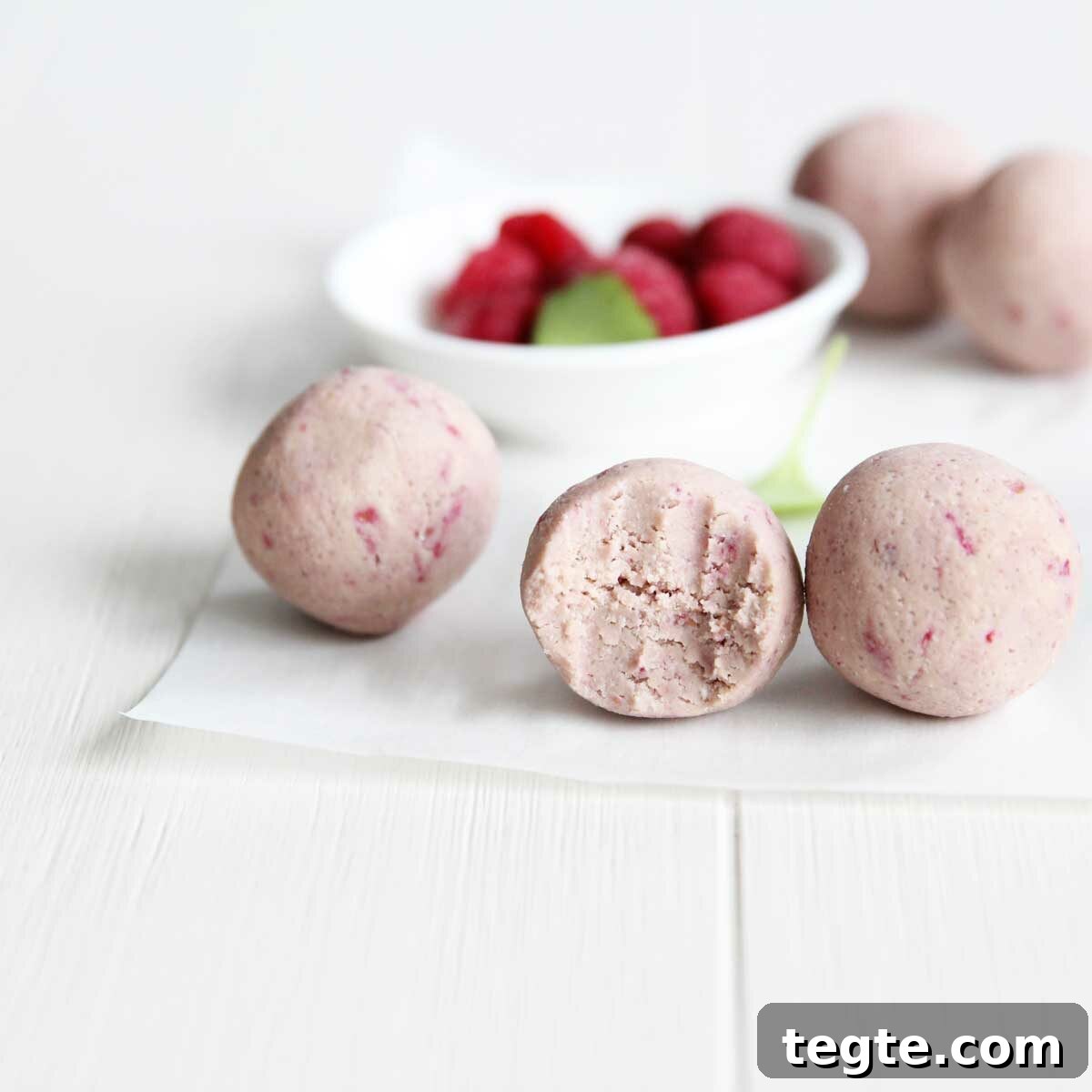 Raspberry Cheesecake Protein Bites — High-Energy Snack Recipe 11 Raspberry Cream Cheese Protein Balls