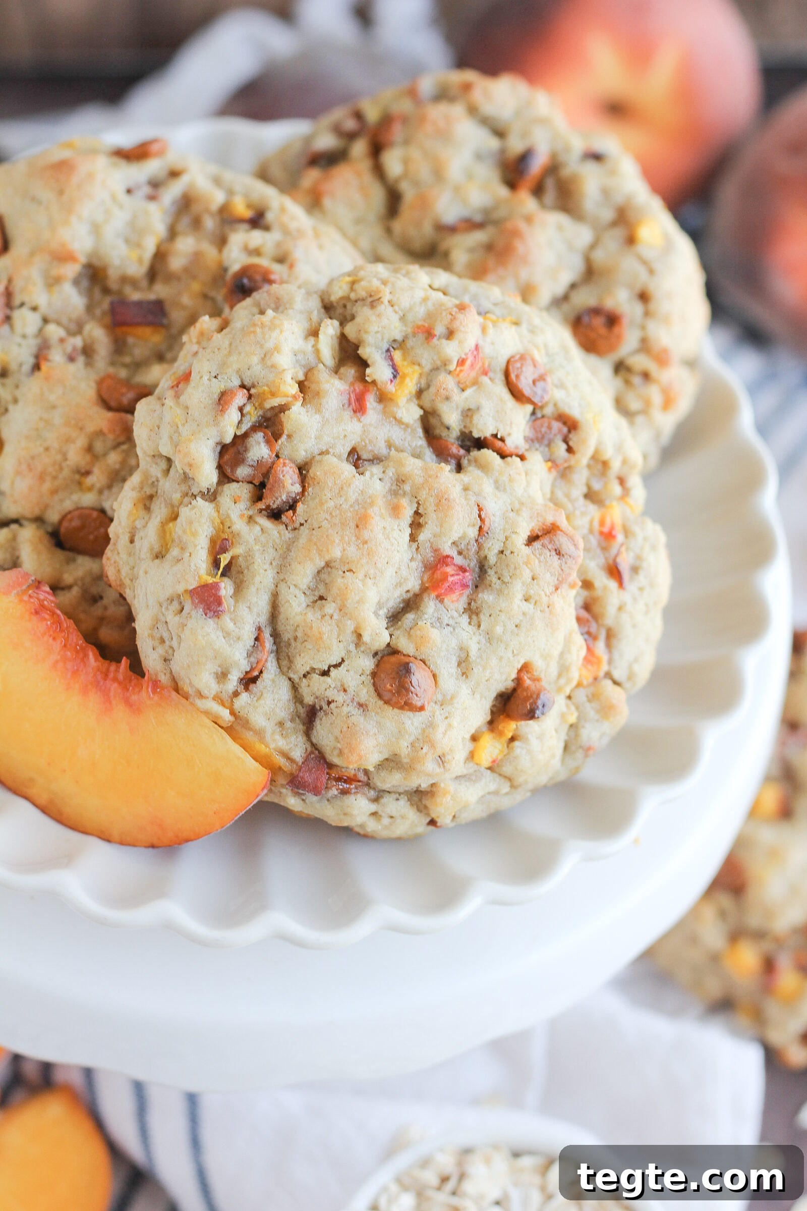Peach cobbler cookie